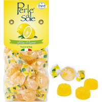 Perle Di Sole Lemon Jelly Candy - Italian Jelly Candy Individually Wrapped - Soft Lemon Candy From Italy Amalfi (7.05Oz. Bag)