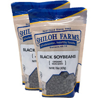Shiloh Farms - Organic Black Soybeans 2 Pack - 15 Ounce Each