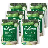 Fullgreen, Riced Broccoli And Cauliflower, 100% Veg, Shelf-Stable, No Preservatives, Vegan, Keto And 89% Lower-Carbs Than Rice! - Case Of 6 Pouches
