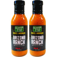 Quaker Steak And Lube Arizona Ranch Wing Sauce 2 Pack - 2 12 Ounce Bottles Of Quaker Steak & Lube Arizona Ranch Sauce