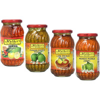 Mother's Recipe - Pickle Combo 4In1 (Mixed, Punjabi Mango, Lime Hot, Mango Hot) 500G X 4