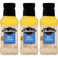La Martinique Blue Cheese Vinaigrette Dressing 10 Ounce Bottle (Pack Of 3)