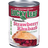 Lucky Leaf Premium Strawberry Rhubarb Pie Filling & Topping (Pack Of 2) 21 Oz Cans