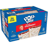 Pop Tart Kellogg's Pop-Tarts, Frosted Strawberry (36 Ct.),, 36Count ()