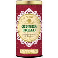 The Republic Of Tea Gingerbread Cuppa Cake Red Tea, 36 Tea Bag Tin