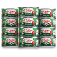 Chicken Of The Sea Chunk Light Tuna In Oil, Wild Caught Tuna, 12-Ounce Cans (Pack Of 12)