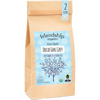 Friendship Organics Decaf Earl Grey Tea Bags, Organic And Fair Trade 36 Count
