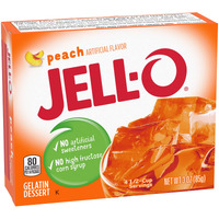Jell-O, Gelatin Dessert, Peach (Pack Of 6)
