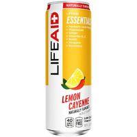Lifeaid Vitality Blend, Daily Vitamins With Turmeric To Help Reduce Mild Inflammation From Everyday Stress, Healthy Soda Replacement, 100% Clean, Vegan, Gf, 12 Fl Oz (Pack Of 4)
