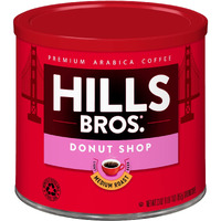 Hills Bros Donut Shop Ground Coffee, Medium Roast, 23 Oz. Can - Slightly Sweet, Smooth Coffee Taste