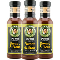Mr. Spice Organic - Salt Free Sauce (Sweet & Sour, 3-Pack)
