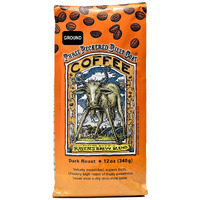 Raven's Brew Coffee Three Peckered Billy Goat, 12 Ounce - Dark Roast - Full Body With A Long Sweet Finish (Ground, 12 Oz)