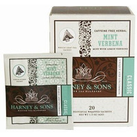 Harney And Sons Mint Verbena, Caffeine-Free Herbal 20 Sachets Per Box By Harney And Sons [Foods]