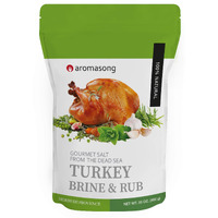 Aromasong Turkey Brine - 100% Natural - 2 Lb - For Wet & Dry Brining. (Herbs De Provence Seasoning) For Whole, Smoked, Oven-Roasted Or Fried Turkey - Made In Usa