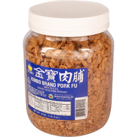 Cooked Dried Pork (???) Kimbo Brand Pork Fu 18 Oz (1 Lb 2 Oz) Made In Usa