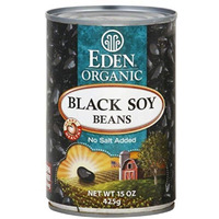 Eden Foods Organic Black Soy Beans, No Salt Added, 15 Oz (Pack - 2)
