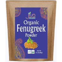 Jiva Organic Fenugreek Powder 1.5 Lb Bulk Bag - Non-Gmo (Methi Powder, Fenogreco En Polvo) - Resealable Kraft Bag