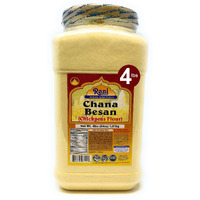 Rani Chana Besan (Chickpeas Flour, Gram) 64Oz (4Lbs) 1.81Kg Bulk Pet Jar ~ All Natural | Vegan | Gluten Friendly | Non-Gmo | Kosher | Indian Origin