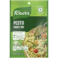 Knorr Sauce Mix Pasta Sauce For Simple Meals And Sides Pesto No Artificial Flavors, No Added Msg 0.5 Oz, Pack Of 24