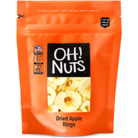 Dried Apple | 26 Oz - Dried Fruit Rings | Less Sugar Added | Dehydrated Fruit Bites | Packed In New York Zip-Seal Bag For Exceptional Freshness By Oh Nuts