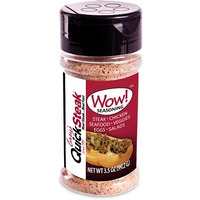 Gary's Quicksteak Wow! Seasoning | No Msg | Adds Flavor To Beef, Poultry, Soup, Sandwiches, French Fries, Popcorn And More | Made In Nebraska | 3.5 Oz Bottle (Pack Of 2)