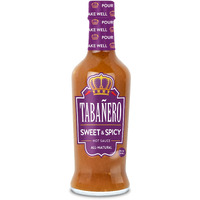 Sweet & Spicy Hot Sauce By Tabaero, Gourmet Hot Sauce Gift, Fiesta Party Favors, All Natural, Gluten Free, Low Sodium, Vegan, Kosher, Made In The Usa, 5 Oz. Hot Sauce Bottle