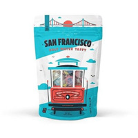 Taffy Shop San Francisco Salt Water Taffy - Small Batch Salt Water Taffies Made In The Usa - Super Soft, Sweet, Taffy Candy - Guaranteed Fresh - Gluten-Free, Soy-Free, Peanut-Free - 7Oz