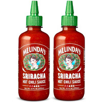 Melindas Sriracha Hot Sauce - Classic, Gourmet Sriracha Sauce Made With Fermented Red Jalapeos & Garlic - Keto, Kosher, Vegan, Non-Gmo And Gluten Free Hot Sauce - 12Oz, 2 Pack