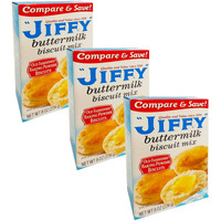 Jiffy Buttermilk Biscuit Mix - 3 Pack Bulk Bundle Jiffy Bisquit Mix (24 Oz Total)