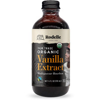 Rodelle Fair Trade Organic Pure Vanilla Extract, 4 Fl Oz