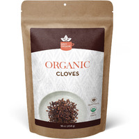Spicy Organic Cloves Whole - 100% Pure Usda Organic - Non-Gmo, Keto Friendly, Non-Irradiated Fresh Clove Seed Spice - 16 Oz