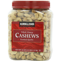 Kirkland Signature Cashews, 40 Oz (2 Units)
