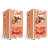 Southern Breeze Cold Brew Sweet Iced Tea 2-Pack (Peach)