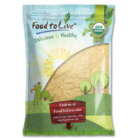 Food To Live Organic Kamut Khorasan Wheat Flour, 10 Pounds Stone Ground Powder, 100% Whole Grain Meal, Non-Gmo, Kosher, Bulk