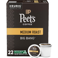 Peet's Coffee K-Cup Coffee Pods For Keurig Brewers, Medium Roast, Pods, Big Bang, 22 Count (Pack Of 1)