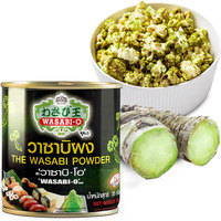 Wasabi Powder With Real Wasabi 1.24 Oz (35 G) - Japanese Cuisine,Vegetarian,Dipping With Sushi And Salmon