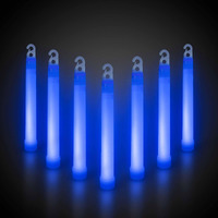 Windy City Novelties - 25 Pack - 6    Premium Glow Sticks (Blue)