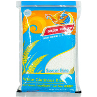 Golden Phoenix Thai Sweet Rice - Premium Sticky Rice For Desserts Or Rice Cakes, Great For Gluten-Free Diets, 5 Pounds (Pack Of 1)