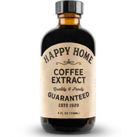 Happy Home Premium Natural Coffee Flavor - Certified Kosher, 4 Oz.