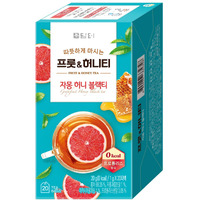 Damtuh Grapefruit Honey Black Tea Bag Zero Calorie Zero Sugar 20G X 20 Count (Pack Of 1)