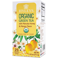 Hyleys Organic Green Tea Manuka Honey And Mango Flavor - 25 Tea Bags