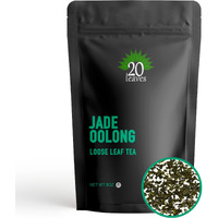 Jade Oolong - Loose Leaf Green Tea Ti Kuan Yin -  Lb Pouch - 8Oz Resealable Bag - 1 Pack