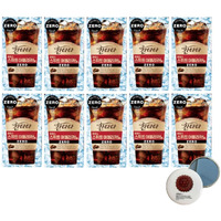 Korean Covenienve Store Drink Pouch Sampler Set - 5 Pack 10 Pack (Grape, Strawberry, Blue Lemonade, Peach Ice Tea, Shine Muscat) + Dalgaru Yakgwa Mirror (Sweet Americano 10 Pack)