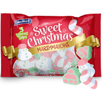 Colombina Sweet Christmas Marshmallows, Soft, Assorted Vanilla Bean Marshmallows, Christmas Trees, Candy Canes, And Santas, 5.1Oz (Pack Of 1)