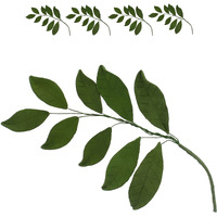 Global Sugar Art Magnolia Leaf Sugar Cake Flower Sprays, 4 Count By Chef Alan Tetreault