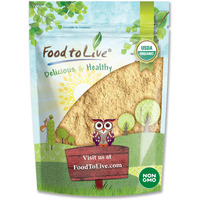 Food To Live Organic Yellow Maca Powder, 2 Pounds - Non-Gmo, Kosher, Raw Ground Maca Root, Vegan, Flour, Bulk
