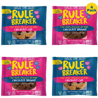 Rule Breaker Snacks Brownie Blondie Variety Pack | Vegan, Gluten-Free, Nut-Free Top 11 Allergen-Free, Better-For-You
