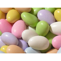 Assorted Jordan Almonds Pastel Colors By Its Delish, 1 Lb Bag | Sugared Almond Nut With Sweet Hard Candy Coating - Wedding Favors, Bridal Baby Showers, Party Buffet Confetti Candies - Vegan & Kosher