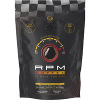 1Lb Rpm Grand Prix Premium Coffee, Standard Caffeine - Supercharged Flavor, Medium-Dark Roast, 100% Arabica Beans, Low Acidity