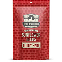Bricktown Goods Bloody Mary Flavored Sunflower Seeds - Boldly Seasoned And Roasted In-Shell Sunflower Seeds - 8 Oz Total